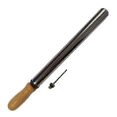 shumee Ročna tlačilka za žoge z lesenim ročajem Kovinska igla SPARTAN 30 cm
