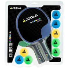 shumee Komplet loparjev za namizni tenis, žogic, lopatic za namizni tenis JOOLA Colorato