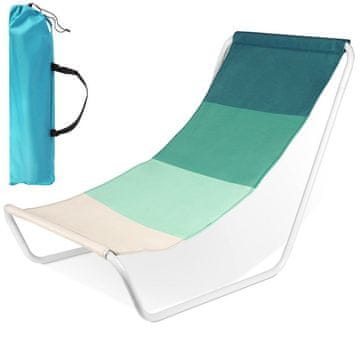 shumee Zložljiv ležalnik za plažo