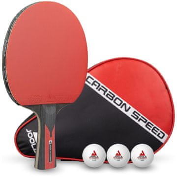 shumee Komplet lopar za namizni tenis, ovitek, žogice JOOLA Carbon Speed
