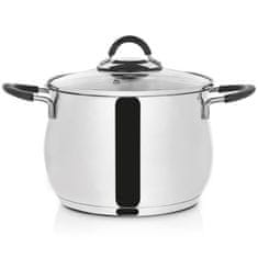 shumee DALIE jeklen lonec s pokrovom 20 cm 4,8 l indukcijski plin