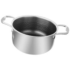 shumee Jeklen lonec z premium premazom proti prijemanju COOKCELL ORION 24 cm 4,8 l