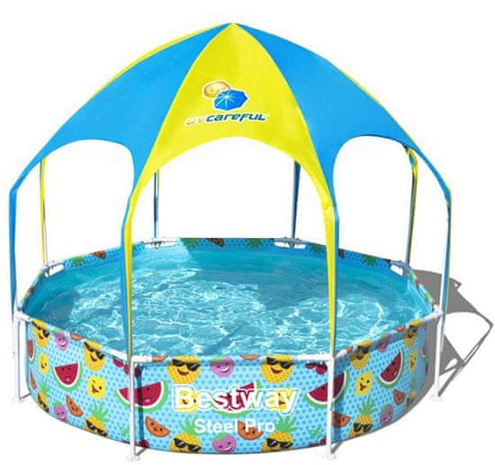 shumee Igrajte Pool Frame Pool Diameter 240 cm s streho