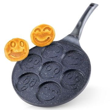 shumee Ponev za jajca, palačinke, palačinke, granit, smeškoti, GRANDE, 27 cm