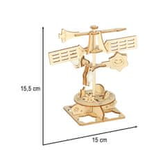 WOWO Naravoslovni komplet 3D model lesenega vetrokaza