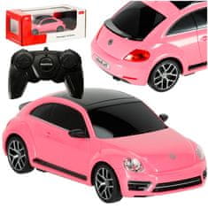 WOWO Avto na daljinsko vodenje Rastar 76200 Volkswagen Beetle 1:24 roza