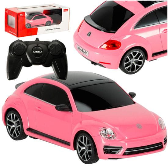 WOWO Avto na daljinsko vodenje Rastar 76200 Volkswagen Beetle 1:24 roza