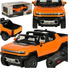 WOWO Avto na daljinsko vodenje Rastar 93000 Hummer EV 1:16 oranžen