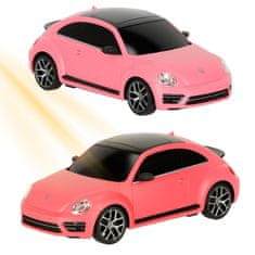 WOWO Avto na daljinsko vodenje Rastar 76200-4 Volkswagen Beetle-UV 1:24 roza
