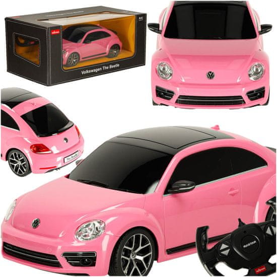 WOWO Avto na daljinsko vodenje Rastar 78000 Volkswagen Beetle 1:14 roza