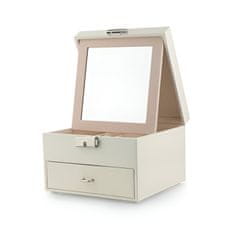 LIVEFY škatla za nakit Glam, bela