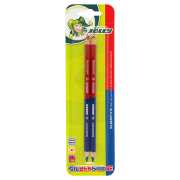 Jolly Supersticks z dvema konicama – rdeča/modra