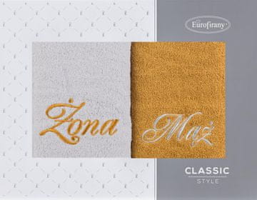 shumee KOMPLET BRISAČ MOŽ ŽENA 50 X 90 X 7 CM SREBRN