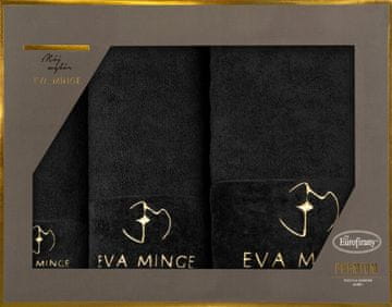 shumee GAJA KOMPLET BRISAČ 46 X 36 X 7 CM ČRN