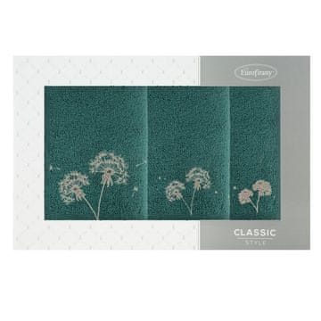 shumee KOMPLET BRISAČ 3 56 X 36 X 7 CM TEMNO ZELEN