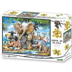 Sparkys Puzzle 3D Afrika nasmeh 63 kosov