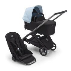Bugaboo  Dragonflycomplete s košaro GRAPHITE/MIDNIGHT BLACK-SKYLINE BLUE