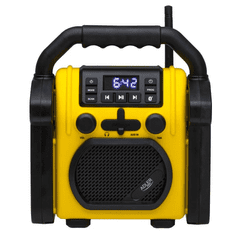 Adler Radio gradbeni 1911, 10W, FM, bluetooth, AUX, IPX54