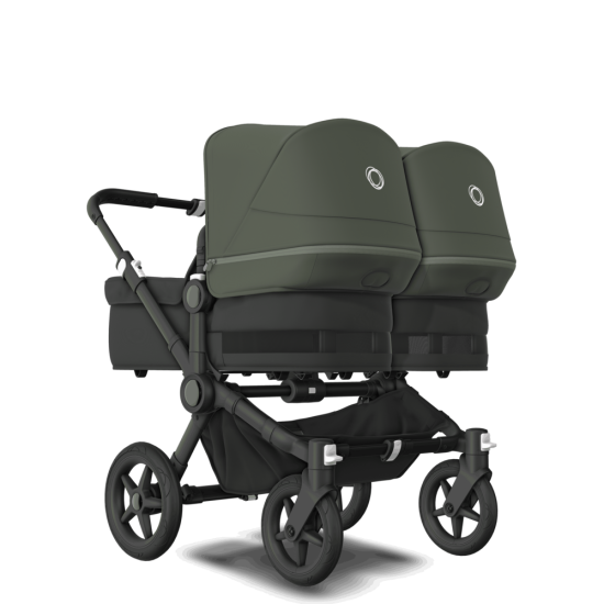 Bugaboo  Donkey 5 Twin Black/Midnight BlackForest Green