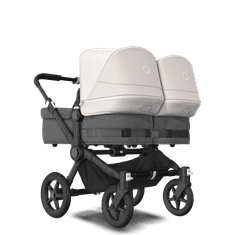 Bugaboo  Donkey 5 Twin Black/Grey MelangeMisty White