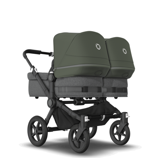 Bugaboo  Donkey 5 Twin Black/Grey MelangeForest Green