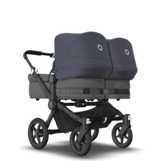Bugaboo  Donkey 5 Twin Black/Grey MelangeStormy Blue