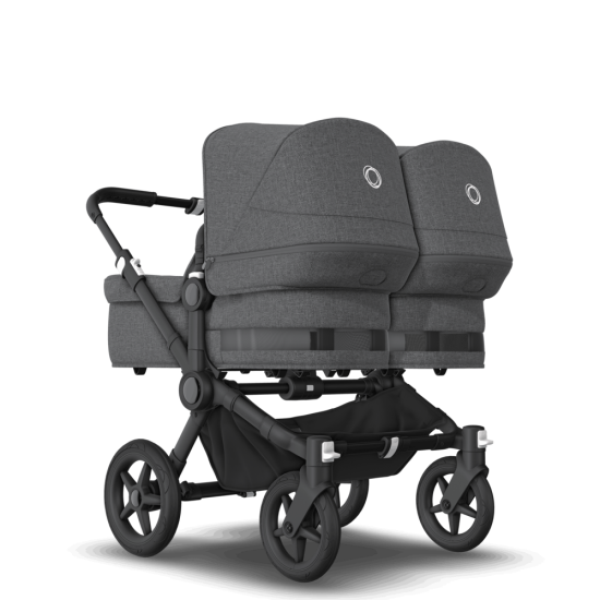 Bugaboo  Donkey 5 Twin Black/Grey Melange