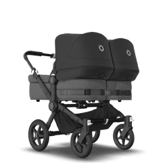 Bugaboo  Donkey 5 Twin Black/Grey MelangeMidnight Black
