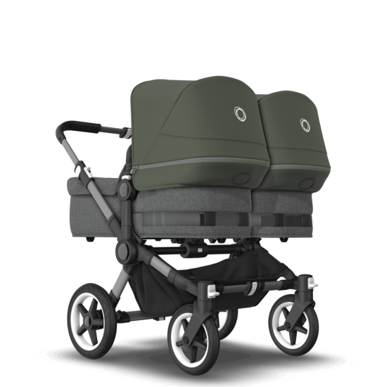 Bugaboo  Donkey 5 Twin Graphite/Grey MelangeForest Green