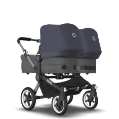 Bugaboo  Donkey 5 Twin Graphite/Grey MelangeStormy Blue