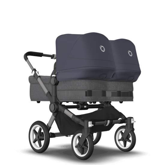 Bugaboo  Donkey 5 Twin Graphite/Grey MelangeStormy Blue