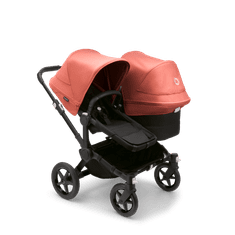 Bugaboo  Donkey 5 Duo Black/Midnight BlackSunrise Red