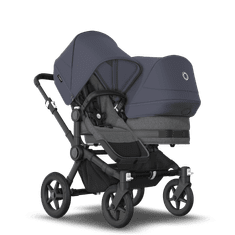 Bugaboo  Donkey 5 Duo Black/Grey MelangeStormy Blue