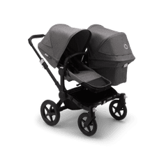 Bugaboo  Donkey 5 Duo Black/Grey Melange