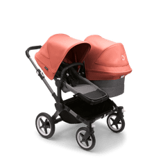 Bugaboo  Donkey 5 Duo Graphite/Grey MelangeSunrise Red