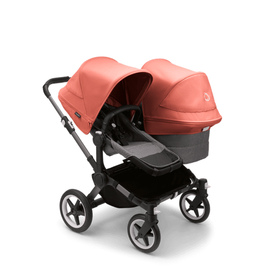 Bugaboo  Donkey 5 Duo Graphite/Grey MelangeSunrise Red