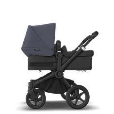 Bugaboo  Donkey 5 Twin Black/Midnight BlackStormy Blue