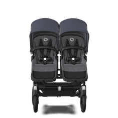 Bugaboo  Donkey 5 Twin Black/Grey MelangeStormy Blue