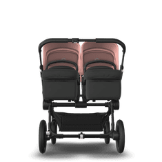 Bugaboo  Donkey 5 Twin Black/Midnight BlackMorning Pink