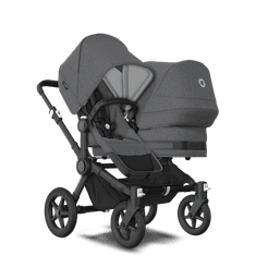 Bugaboo  Donkey 5 Duo Black/Grey Melange