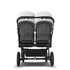 Bugaboo  Donkey 5 Twin Black/Grey MelangeMisty White