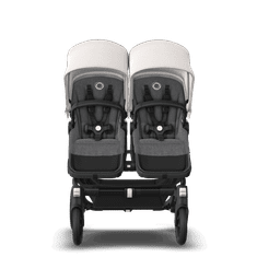 Bugaboo  Donkey 5 Twin Black/Grey MelangeMisty White