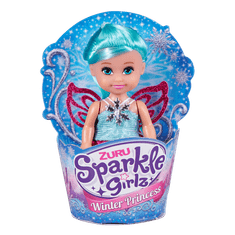 Zuru Princess Winter Sparkle Girlz majhen v stožcu
