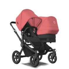 Bugaboo  Donkey 5 Duo Black/Midnight BlackSunrise Red