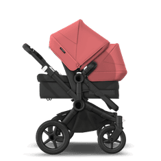 Bugaboo  Donkey 5 Duo Black/Midnight BlackSunrise Red