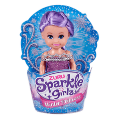 Zuru Princess Winter Sparkle Girlz majhen v stožcu
