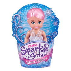 Zuru Princess Winter Sparkle Girlz majhen v stožcu