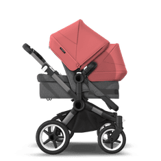 Bugaboo  Donkey 5 Duo Graphite/Grey MelangeSunrise Red