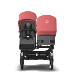 Bugaboo  Donkey 5 Duo Graphite/Grey MelangeSunrise Red