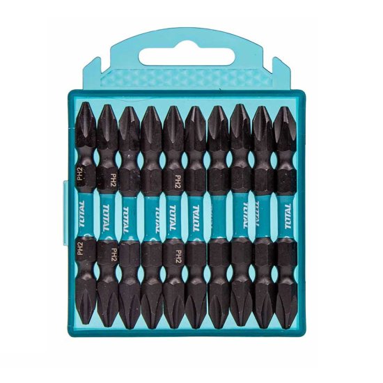 Total 10 kosov udarnih vijačnih nastavkov 65 mm/ INDUSTRIAL (TACIM16PH233)